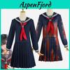 Costum Cosplay Shimizu Hinako din Silent Hill F cu Material Catifea Pentru Convenții Anime și Fani Gaming