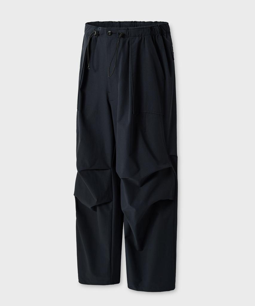 NONBLANK Elastic Waist Fatigue Pants_Dark Navy