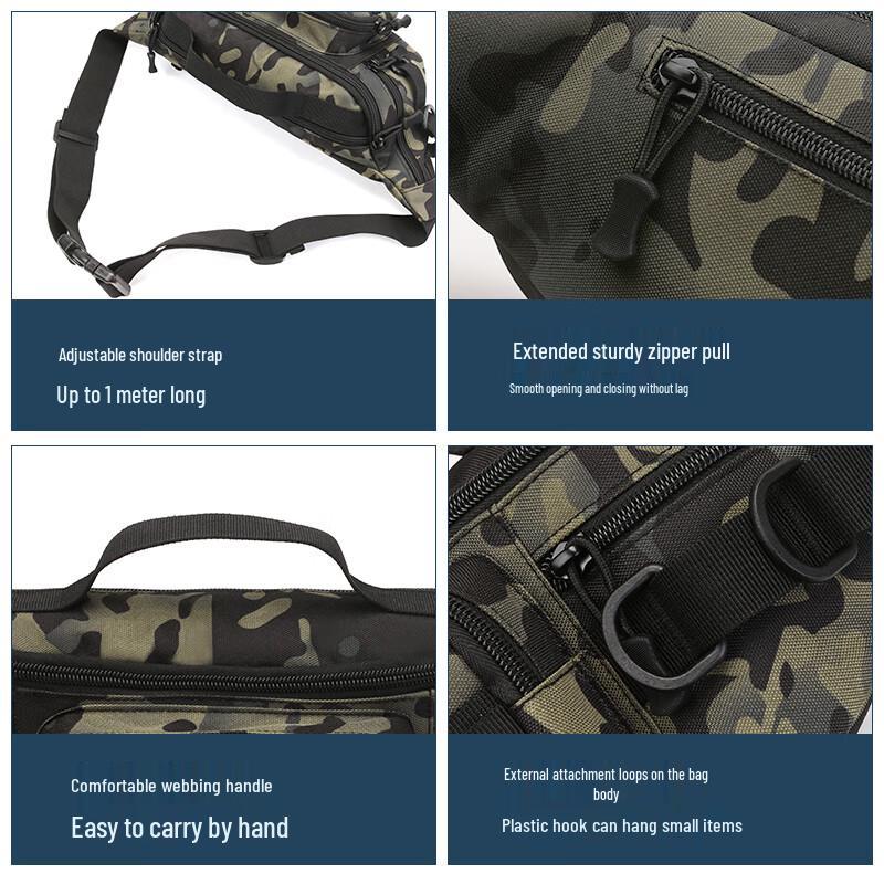 Xionghuo Multi-functional Lure Fishing Bag with Rod Holder
