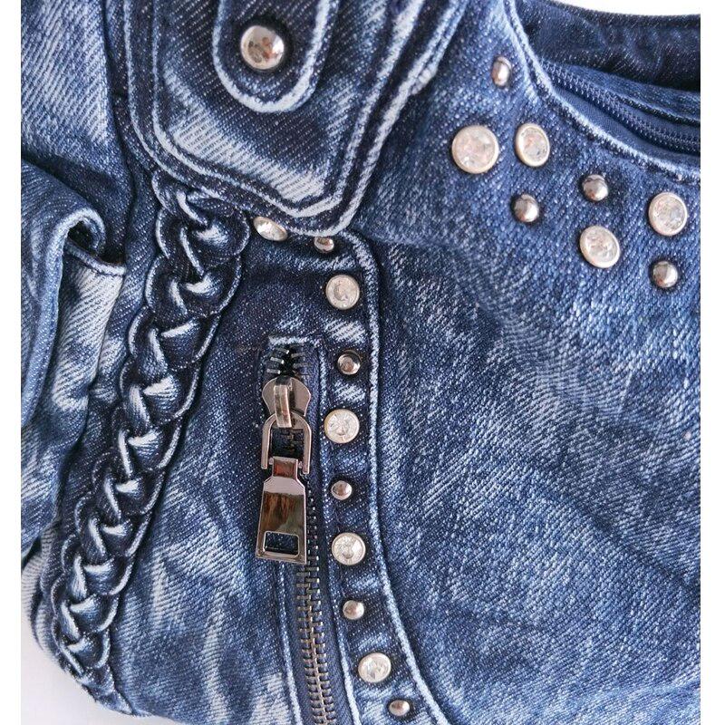 Borsa da donna alla moda Borse in denim Borse a tracolla jeans femminili Borsa a tracolla da donna in design intrecciato