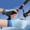 Angler Fingerless Gloves Breathable Anti-Slip Elastic Gloves for Fishing Hiking Cycling UPF50+ Sun Protections Gloves