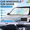 For Jaecoo J7 Foldable Front Windshield Sun Shade UV Reflective Sun Protection Cover Car Interior Accessories