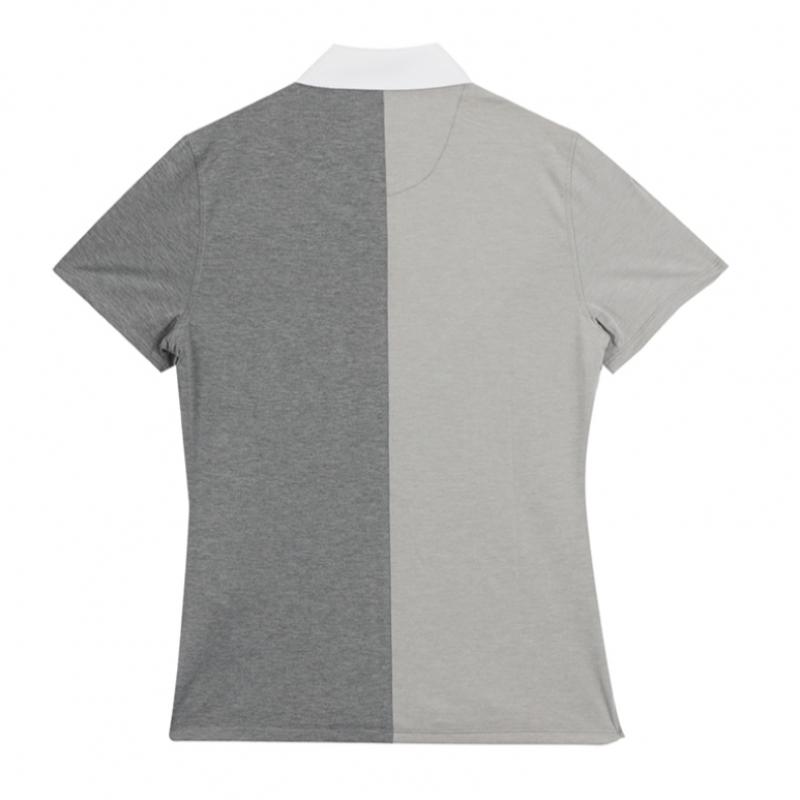 Genuine Geefore Women S Color Block V Melange Tech jerSey Polo