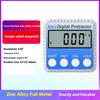ABFS Zinc Alloy Mini Digital Protractor 4X 90 Degree Angle Finder LCD Inclinometer High Accuracy Precision Level Tool Slope Mete