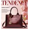 Damen Handheld Schulter Crossbody Tasche mit großem Fassungsvermögen