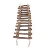 Pet Climbing Ladder Teeth Grinding Environmental Durable Flexible Wooden Ladder Bridge for Parrot Chinchilla