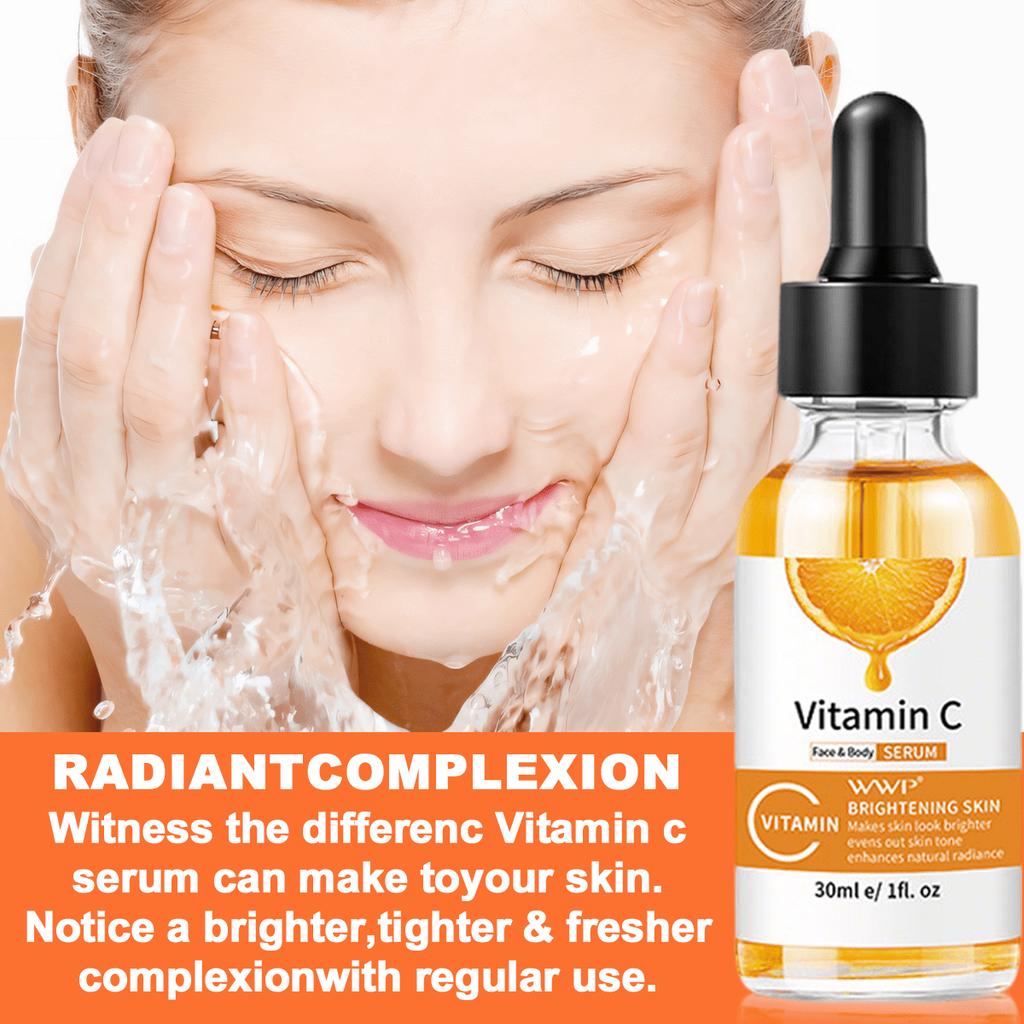 1PC Vitamin C Serum, Hydrating And Moisturizing, Brightening The Face Complexion, Control Oil, Fade