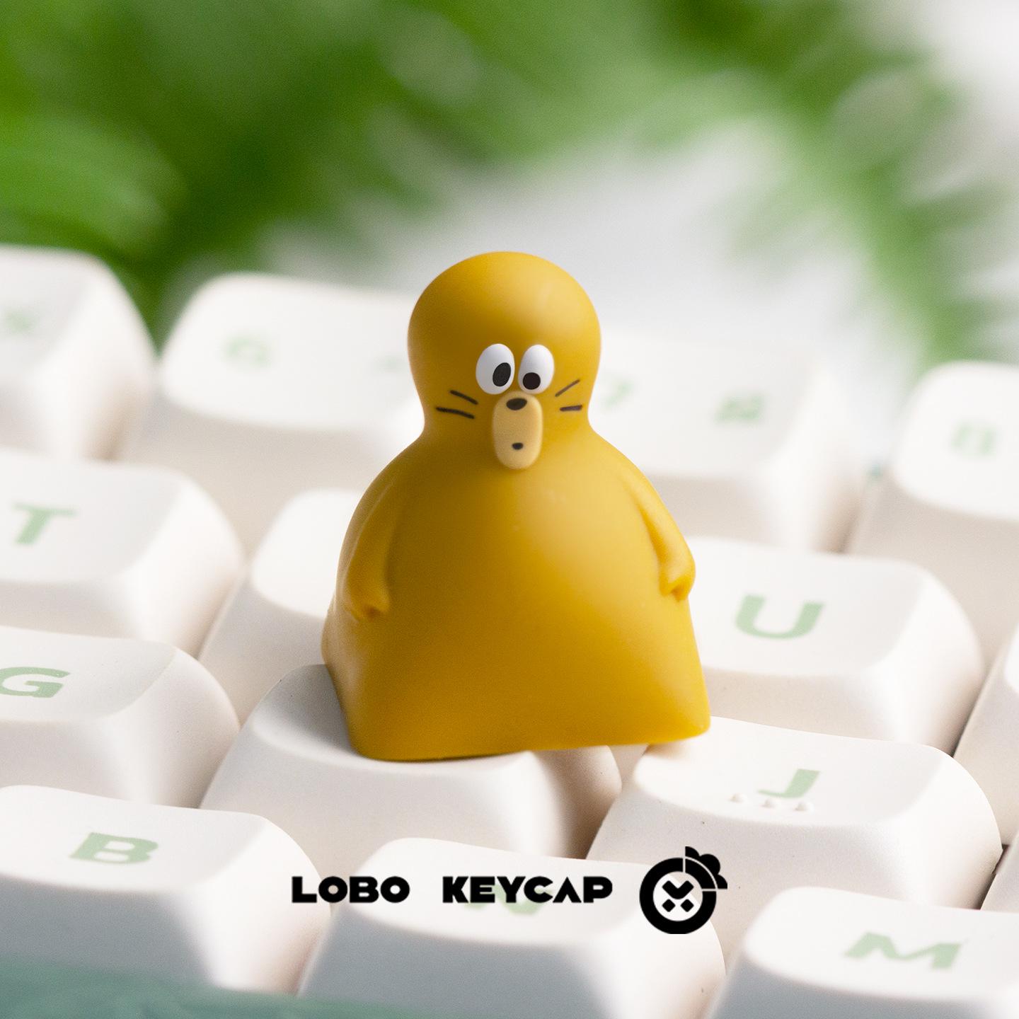 Custom Resin Cat & Mouse ESC Keycap - Cute, Funny Personality for Mechanical Keyboards