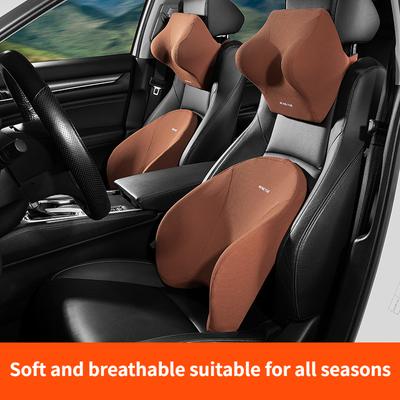 Car Lumbar Support Headrest Neck Pillow Support Universal Soft Neck Pillows Cushion Car Memory Foam Lumbar Pillow Back