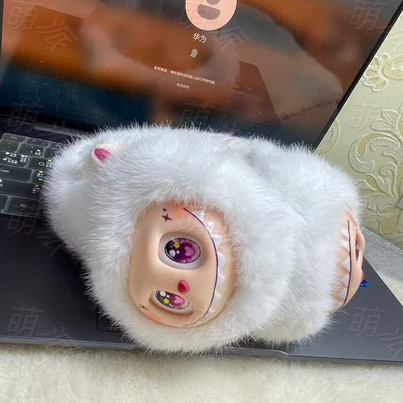 

Зимние теплые наушники, артефакт, защита ушей от холода, милые плюшевые наушники, детская защита ушей average size белый