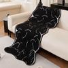 Summer Sofa Cover Decor Non-Slip Couch Slipcover Protector Universal Irregularity Black Sofa Cushion European Style Retro