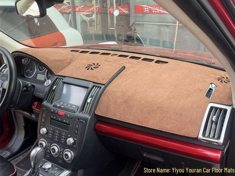 Parasol Land Rover Freelander 2 y Alfombrilla Antideslumbrante para Salpicadero - Aislamiento Térmico y Protección Solar Modificación Interior.