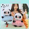 Adorable Large Panda Plush Toy With Chinese Style Hanfu Design For Birthday Gifts And Cuddling Comfort