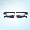 For ZEEKR 7X Suede Door Sill Protective Cover Stickers Car Interior Styling Door Sill Anti-kick Protective Stickers