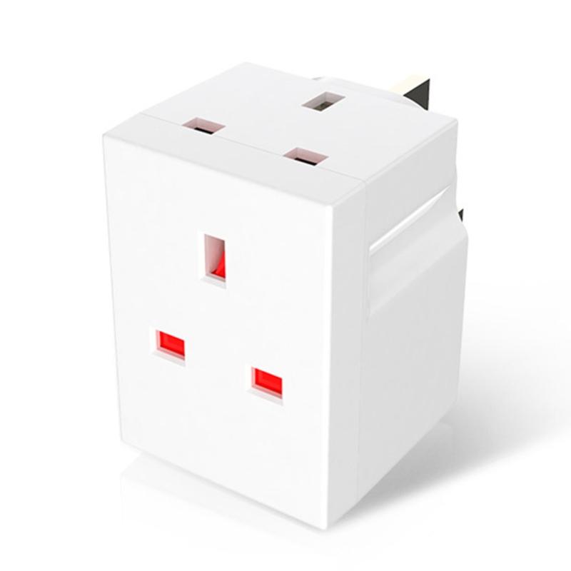 Power Extender Multiplug Block for Kitchen Office PC TV ndoor Lighting 250V 13 Amp 3 Way Triple Plug Adaptor Multi Plugs
