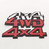 3D Aluminum Car Styling On Chrome Logo 4WD 4X4 Fender Side Rear Trunk Car Decal Emblem Trim Badge Sticker For Truck Auto Styling