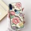 For Motorola One Vision One Macro Phone Case Motorola P50 Back Cover Soft Matte Silicone Slim Fundas Lovely Panda Rabbit Flower