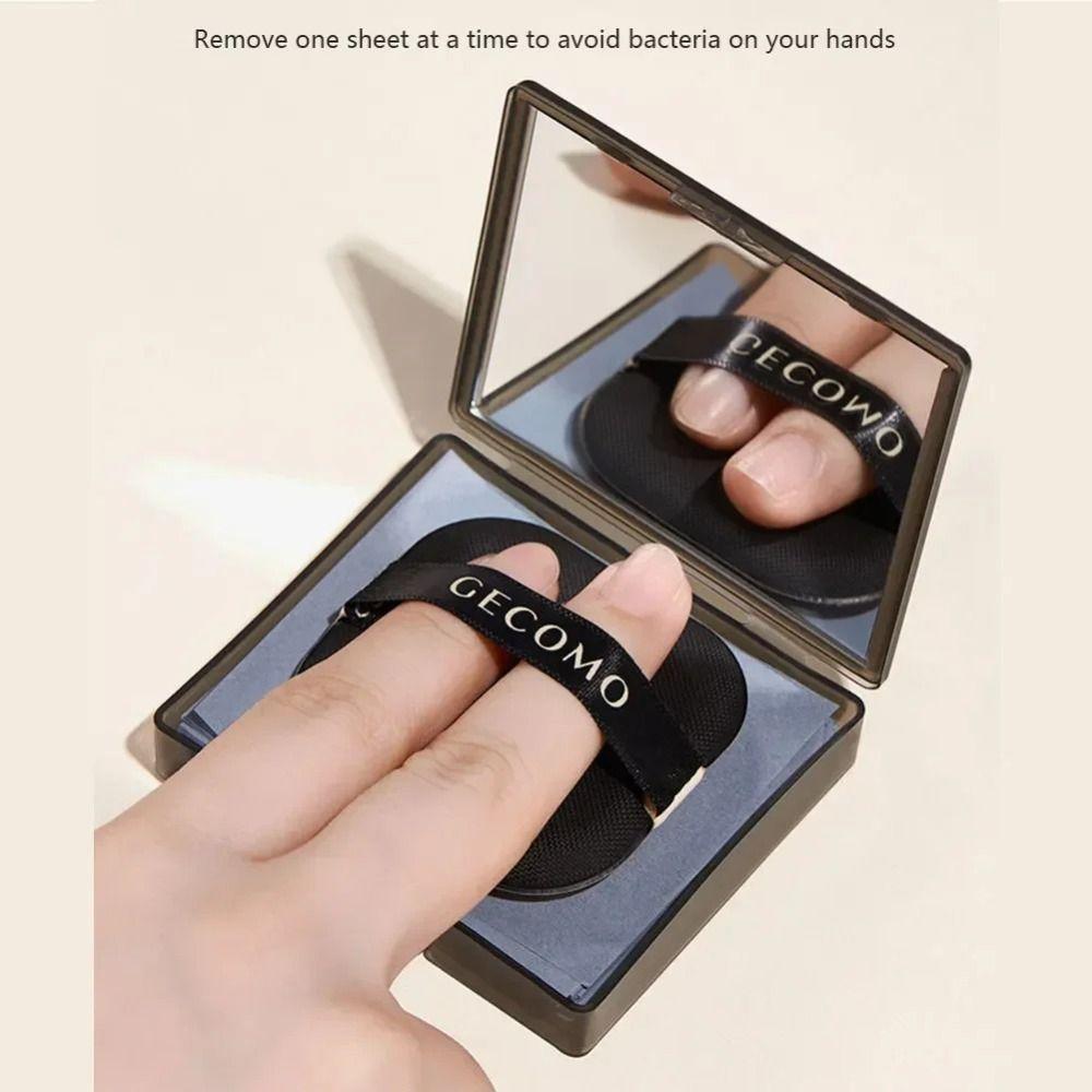 100 Sheets Bamboo Charcoal Oil Absorbing Paper Disposable Makeup Holding Oil Off Paper Skin Care