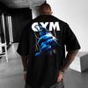 Bull Men Cotton TShirt Streetwear Workout Athleisure Black Muscle Fit Gym Short Sleeve - Men's Summer Cotton Graphic Tee