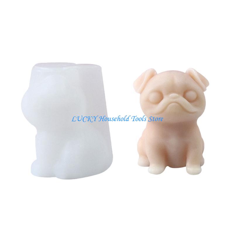 J0MC Dog Animal Molds for Candle Soap Plaster Ornaments