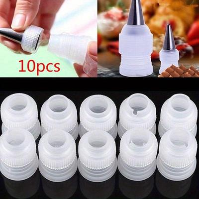 10 Stück Mode Icing Spritztüllen Tipps Kuchen Dekorieren Konverter Kupplung Gebäckwerkzeug Home Tipps
