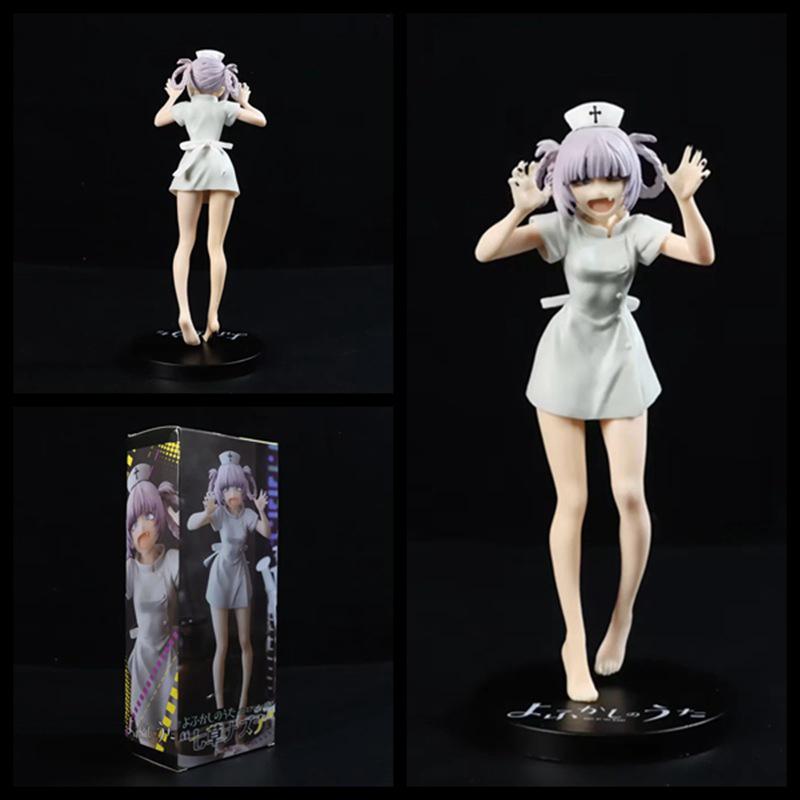 18Cm Anime Call Of The Night Figures Nanakusa Nazuna Vampire Nurse Sexy Action Figure Collection Model Doll Ornaments Toys Gift
