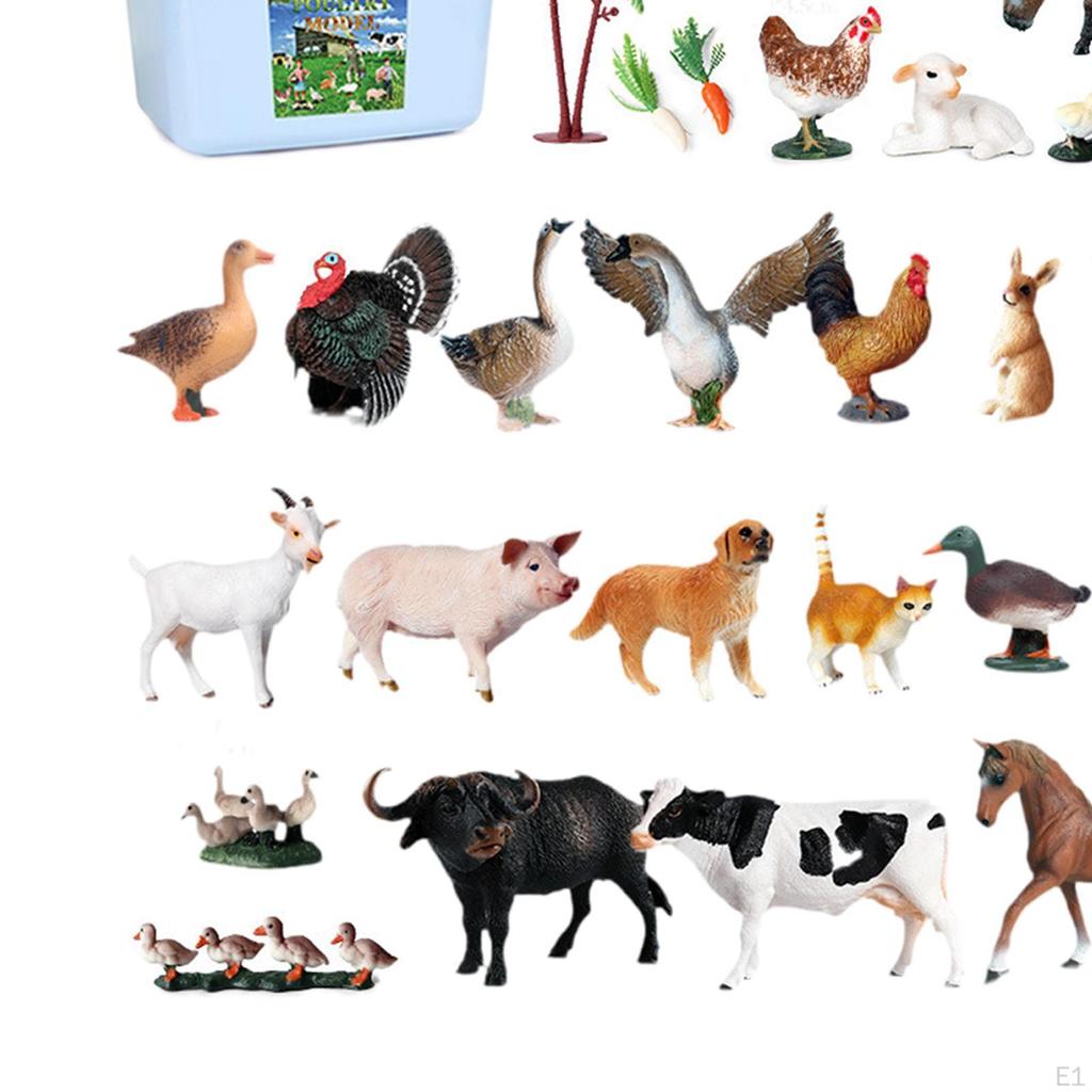 Realistisches Tier-Modell-Spielset Tierische Lernspielzeuge Figuren für Party