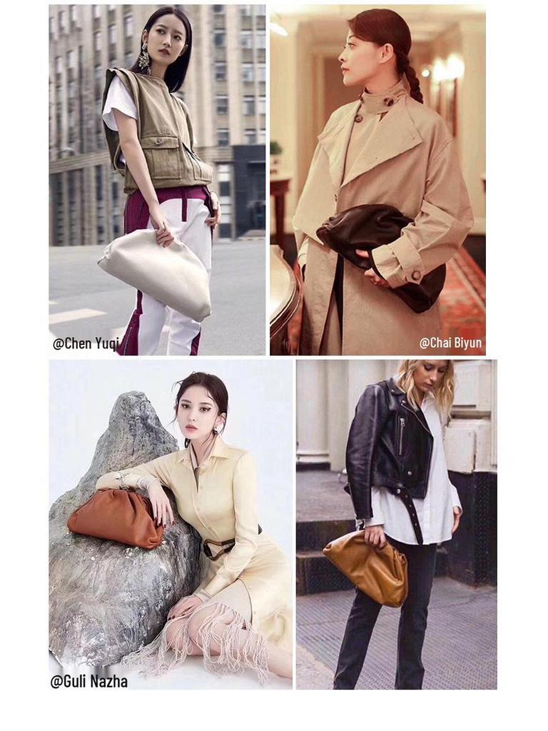 2019 New AM Axige Soft Leather Women's Cloud Shoulder Bag