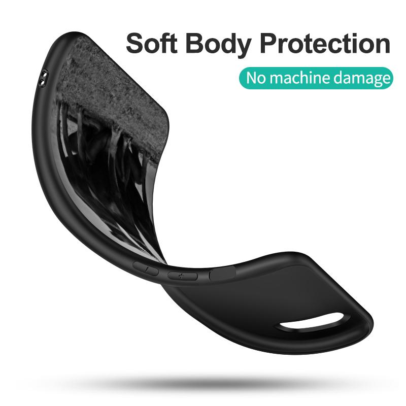 Black tpu Case For Xiaomi Redmi 9T Note 9T Note 10 8 8T 7 5G 4G Pro 10S Doberman