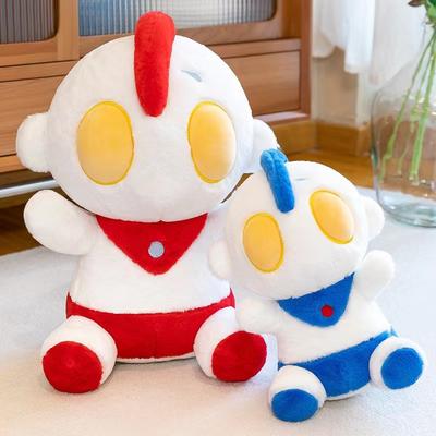 New Q Cute Ultraman Series Plush Toy Taijia Zeta Doll Children's Doll Birthday Gift
