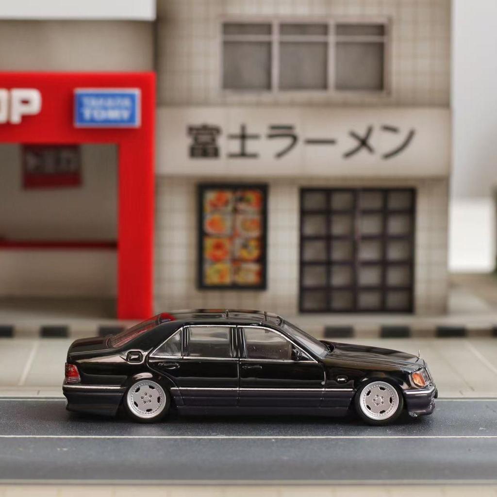 Sw 1:64 Mercedes Benz W140 S600 Black Limited Edition Model Car
