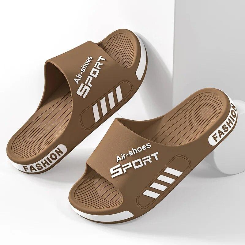 Pánské letní pantofle s tlustou podrážkou, protiskluzové, pro domácnost, do interiéru, do koupelny, na venkovní použití, velké sportovní, pro venkovní nošení LTXDGLT22