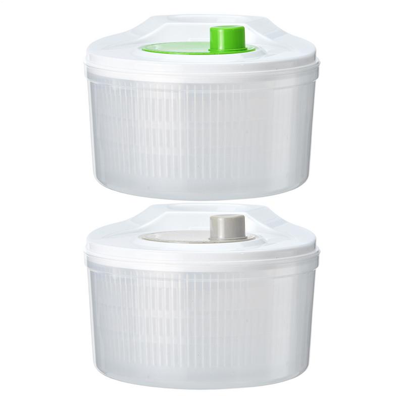 Multi-functional Vegetable Washing Drain Basket Fruit Strainer Manual Dryer Double-Layer Kitchen Colander For Pasta Salad Berry