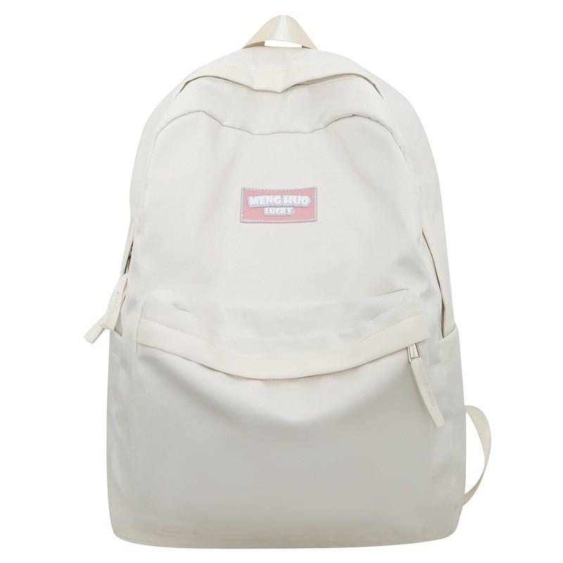 Однотонный корейский рюкзак в стиле Харадзюку, женский, в студенческом стиле, для учеников средней школы, красный школьный рюкзак, простой, большой вместимости