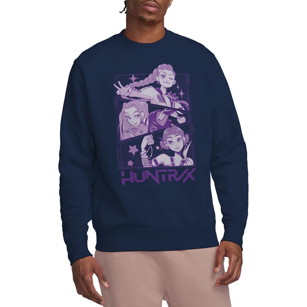 K-Pop Demon Hunters Unisex Adult Huntr/X Panel Sweatshirt