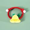 Pack of 2 Plush Pet Collars Funny Christmas Party Dogs Collar Pet Party Neckwear Cats Collar for Festival Celebration