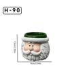 Cartoon Christmas Snowman Santa Succulent Resin Small Flower Pot Holiday Desk Decoration Hot Export Style