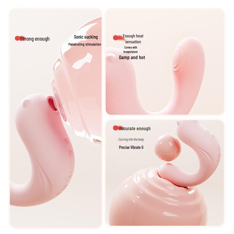 Remote Control Suction Vibrator for Women - Sea Lion Design