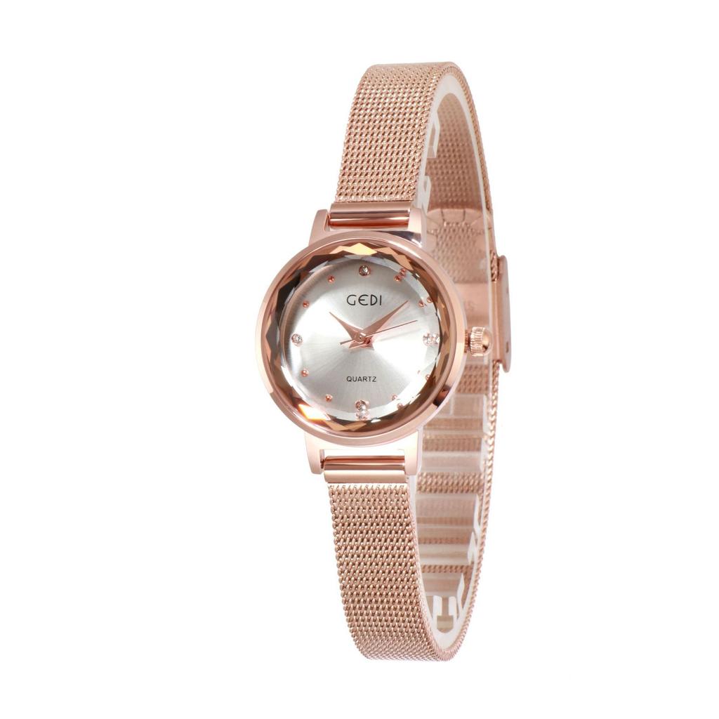 Small Student Watch, Simple Literary Waterproof Stainless Steel Mesh Belt Watch, Women'S Versatile Quartz Watch