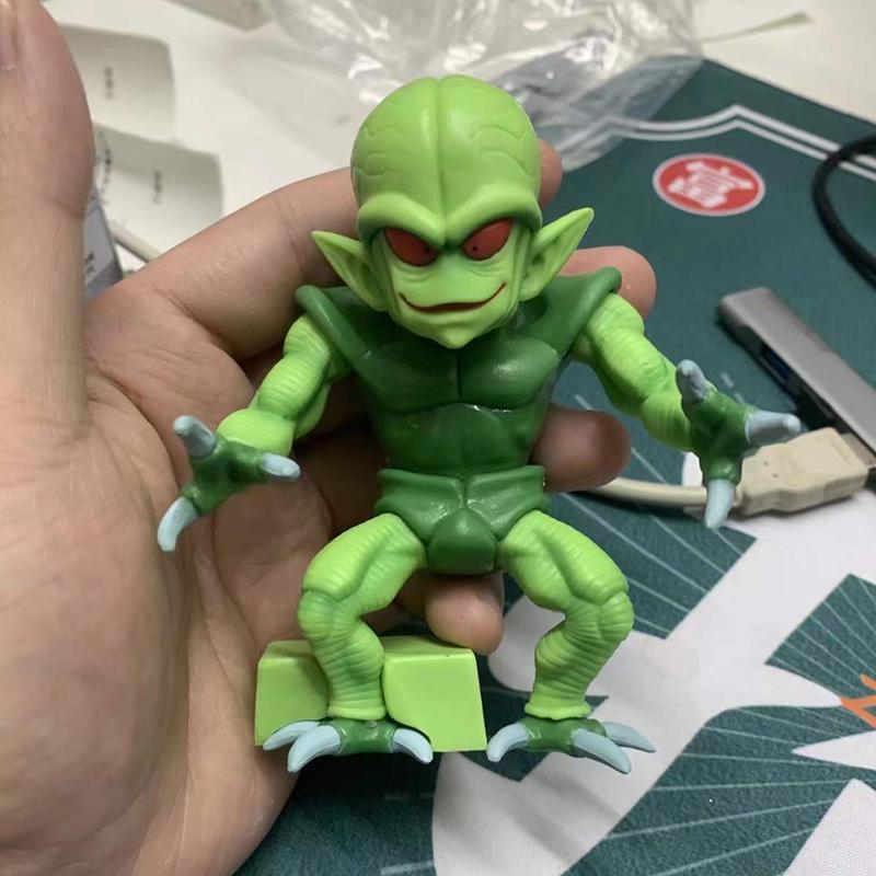 

10 см Dragon Ball Saibaimen Аниме Фигурки Действия Подвижные Суставы Модель Кукла Зеленый Овощной Человек Коллекционная Игрушка Подарок