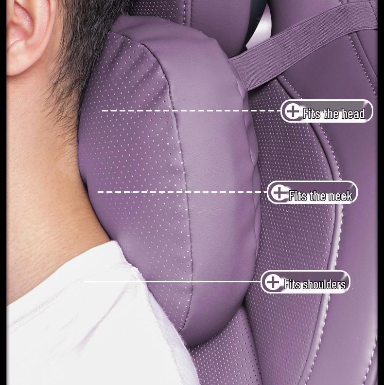 Xiaomi SU7 Leather Headrest & Lumbar Car Neck Support Pillow