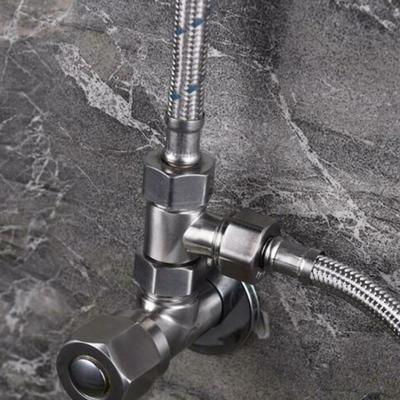 3-Way Bathroom/Toilet Bath Bidet G1/2 T-adapter Shower Diverter Valve Shower