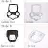 For Alfa Romeo Giulia Stelvio 2017- ABS Carbon Fiber Car Center Console Panel Cover Trim Sticker Interior Car Accessories