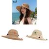 Summer Beach Straw Hat With Wide Brim And Adjustable Fit For Sun Protection And Fashion