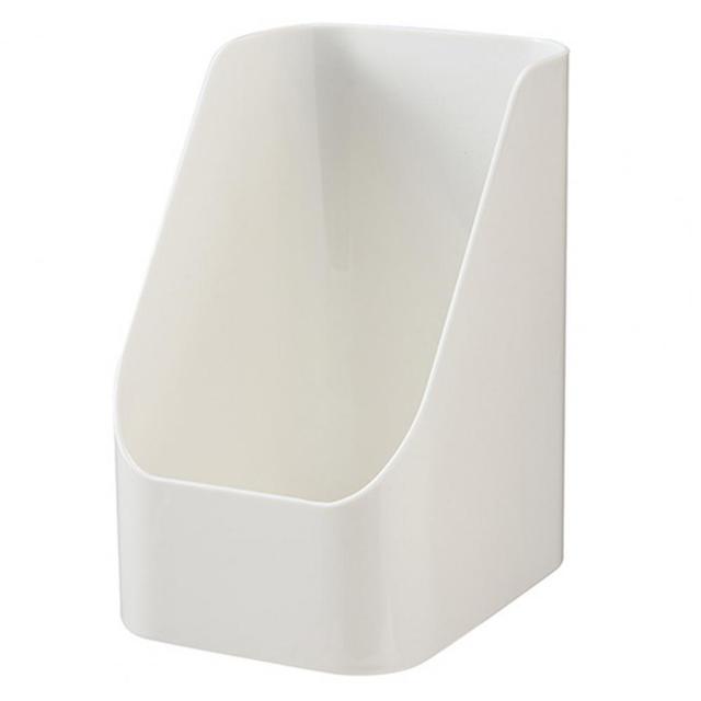 

Коробки для хранения продуктов питания, органайзер, держатель для мелочей, чехол с наклонным открытием, пластиковый стеллаж для хранения в общежитии, гостиной, настольном столе белый