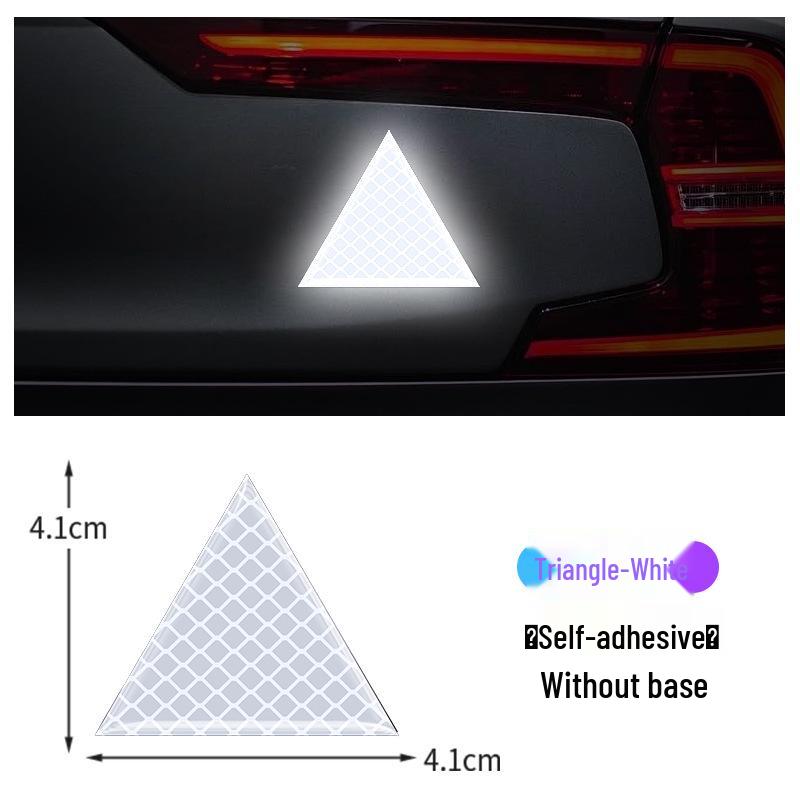 Reflektierender Warnschild-Aufkleber für Autos, Motorräder, Elektrofahrzeuge und Fahrräder