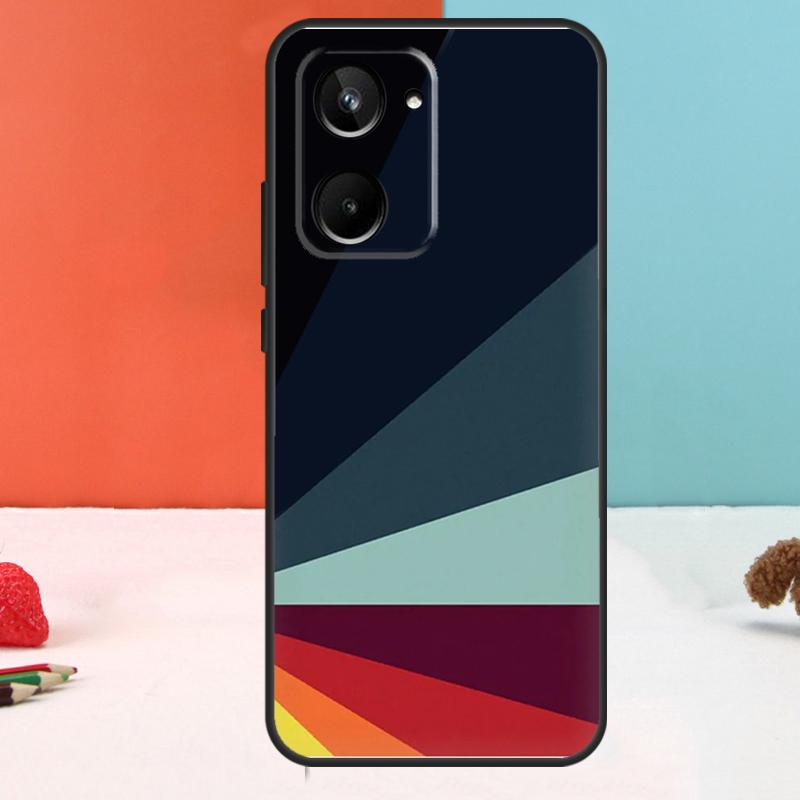 Retro Stripes Aesthetic Vintage For Realme 15 14 10 11 12 13 Pro Plus C67 C65 C63 C61 C35 C55 C53 C51 C71 C75 GT7 Pro Case