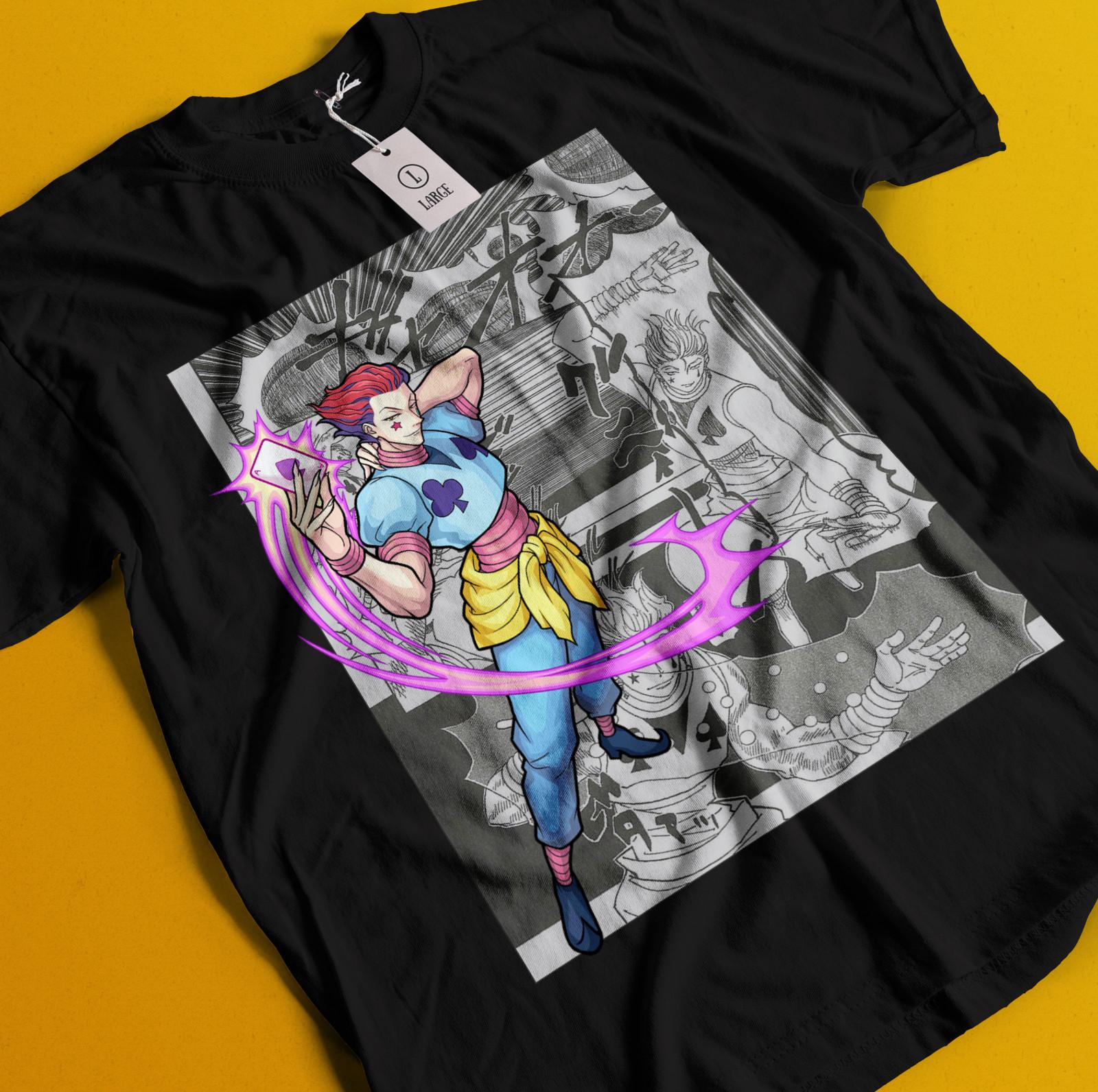 

Hisoka Shirt Hunter X Hunter Manga Strip HXH Anime Unisex shirt T-Shirt Mens Womens Tees Top All Size 4XL