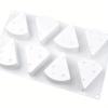 8 Löcher Käse Silikon Mousse Handgemacht Kreativ Eiswürfelformen Backformen Silikon Kuchenformen Zubehör Zubehör Großhandel