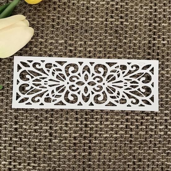 Rectangle Metal Cutting Dies DIY Scrapbooking Background Paper Cards Stencil